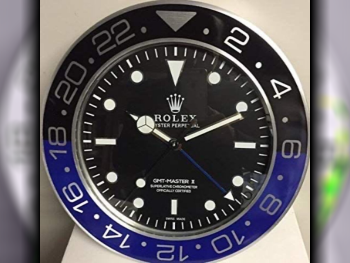 Wall Clock  Blue  2022  Switzerland  Round  Rolex Batman Edition GMT-Master II Wall Clock  3 kg /  Quartz Movement