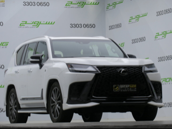 Lexus  LX  600 F Sport  2024  Automatic  42,000 Km  6 Cylinder  Four Wheel Drive (4WD)  SUV  White  With Warranty