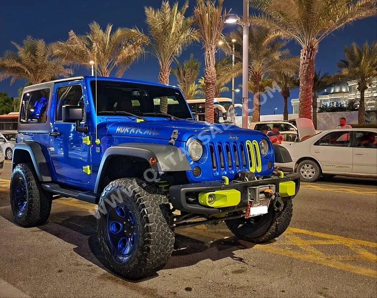 Jeep  Wrangler  2016  Automatic  117,000 Km  6 Cylinder  Four Wheel Drive (4WD)  SUV  Blue