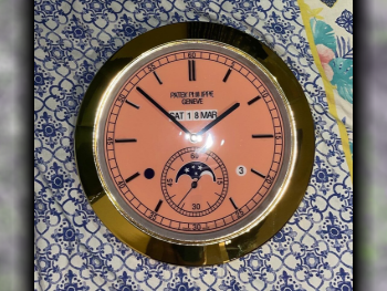 Wall Clock  Multi-Coloured  2022  Switzerland  Round  PATEK PHILIPPE GENEVA WALL CLOCK  3 kg /  Quartz Movement