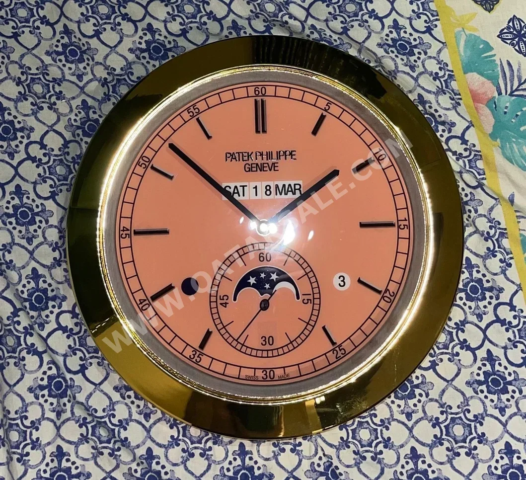 Wall Clock  Multi-Coloured  2022  Switzerland  Round  PATEK PHILIPPE GENEVA WALL CLOCK  3 kg /  Quartz Movement