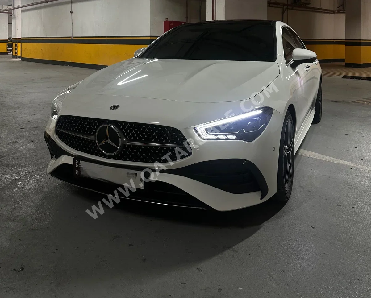 Mercedes-Benz  CLA  250  2024  Automatic  33,000 Km  4 Cylinder  Rear Wheel Drive (RWD)  Sedan  White  With Warranty