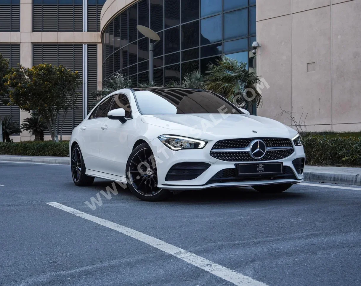 Mercedes-Benz  CLA  250  2020  Automatic  53,000 Km  4 Cylinder  Rear Wheel Drive (RWD)  Sedan  White