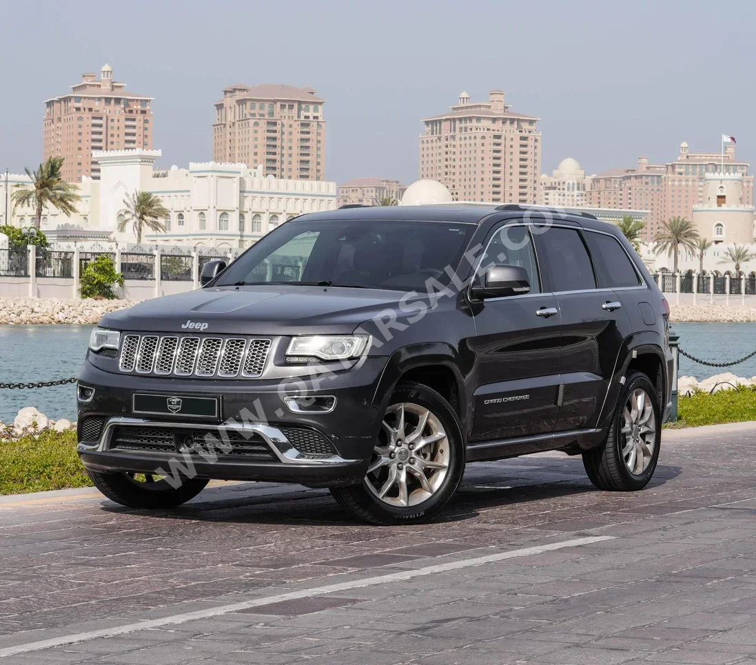 Jeep  Grand Cherokee  Summit  2015  Automatic  88,000 Km  8 Cylinder  Four Wheel Drive (4WD)  SUV  Gray
