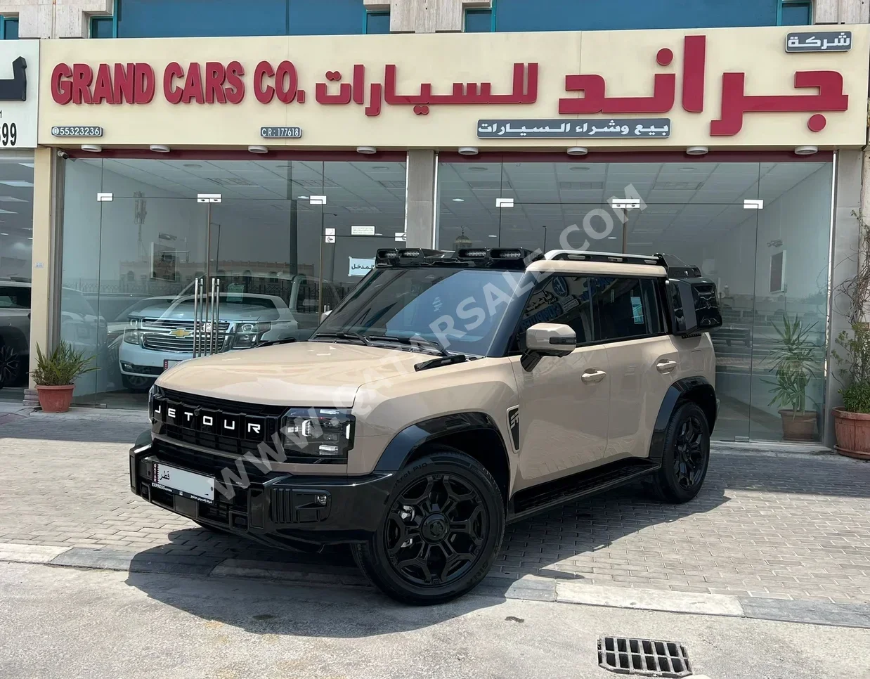 Jetour  T2  2025  Automatic  18,000 Km  4 Cylinder  Four Wheel Drive (4WD)  SUV  Beige  With Warranty