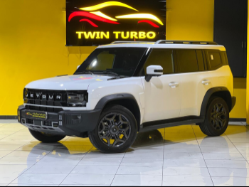 Jetour  T2  Luxury Plus  2025  Automatic  250 Km  4 Cylinder  Four Wheel Drive (4WD)  SUV  White  With Warranty