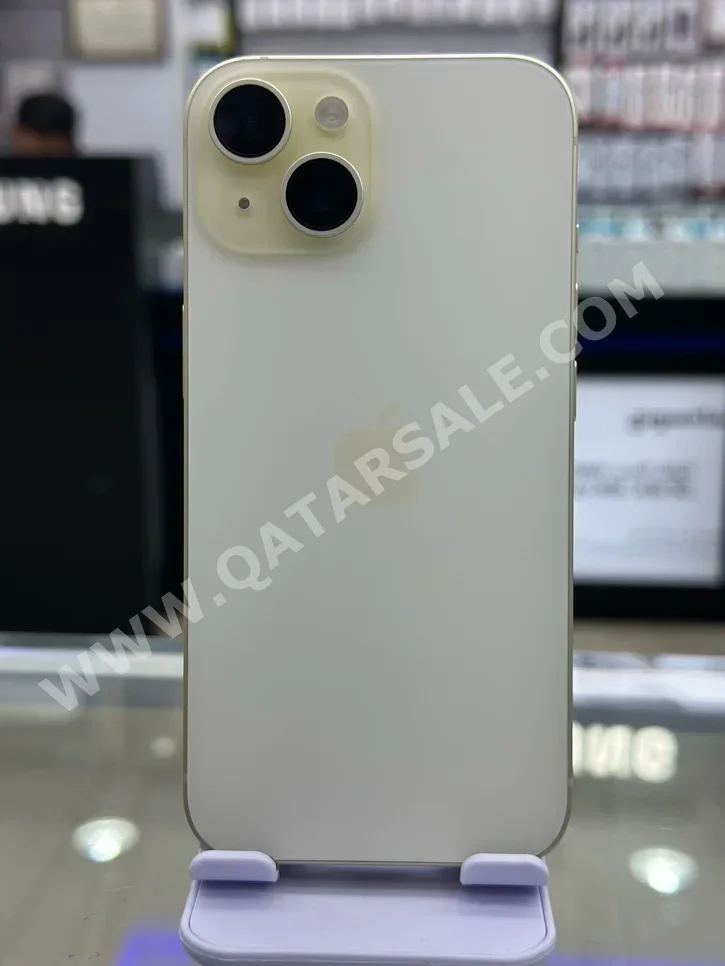 Mobile Phones Apple  - iPhone 15  - Light Violet  - 128 GB  - Under Warranty