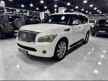 Infiniti  QX  56  2011  Automatic  328,000 Km  8 Cylinder  Four Wheel Drive (4WD)  SUV  White