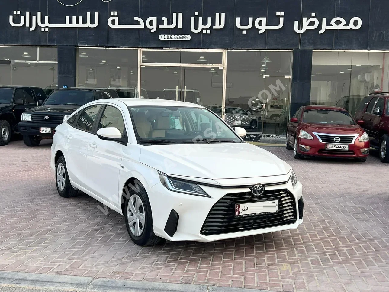 تويوتا  ياريس  2024  اوتوماتيك  22,000 كم  4 سلندر  سحب امامي  سيدان  أبيض  تحت الضمان