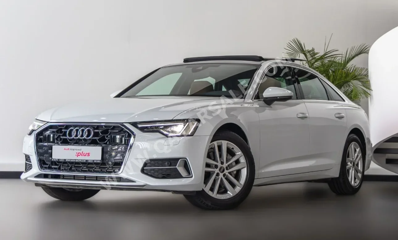 Audi  A6  2.0 T  2024  Automatic  14,000 Km  4 Cylinder  Front Wheel Drive (FWD)  Sedan  White  With Warranty