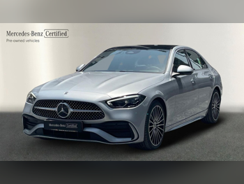 مرسيدس - بنز  سي - كلاس  200  2025  اوتوماتيك  100 كم  4 سلندر  دفع كلي مستمر  سيدان  فضي  تحت الضمان