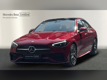 Mercedes-Benz  C-Class  200  2025  Automatic  100 Km  4 Cylinder  All Wheel Drive (AWD)  Sedan  Red  With Warranty