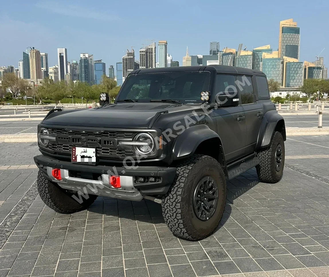 Ford  Bronco  Raptor  2024  Automatic  8,000 Km  6 Cylinder  Four Wheel Drive (4WD)  SUV  Black  With Warranty