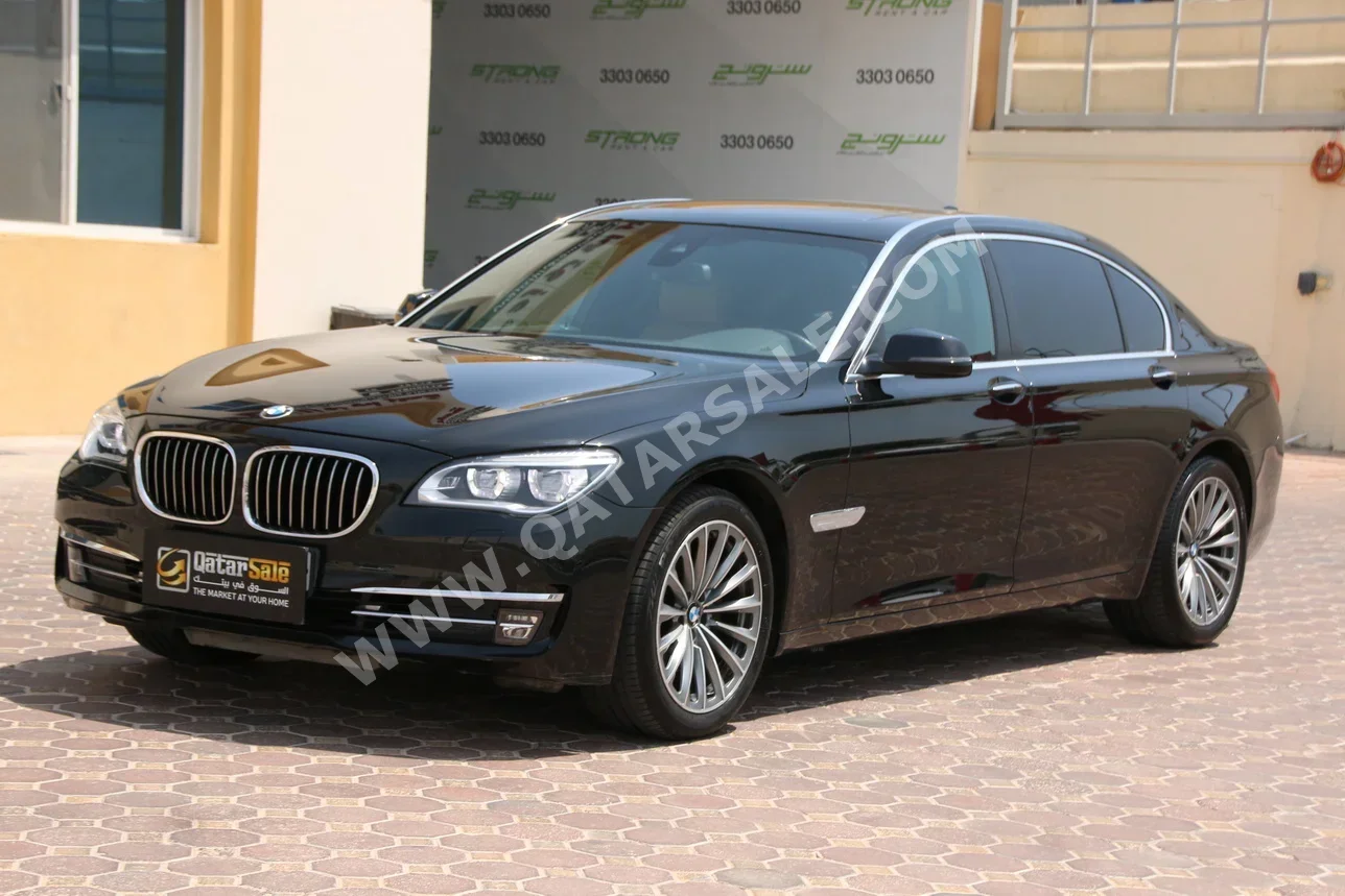 BMW  7-Series  730 Li  2014  Automatic  29,000 Km  6 Cylinder  Rear Wheel Drive (RWD)  Sedan  Black