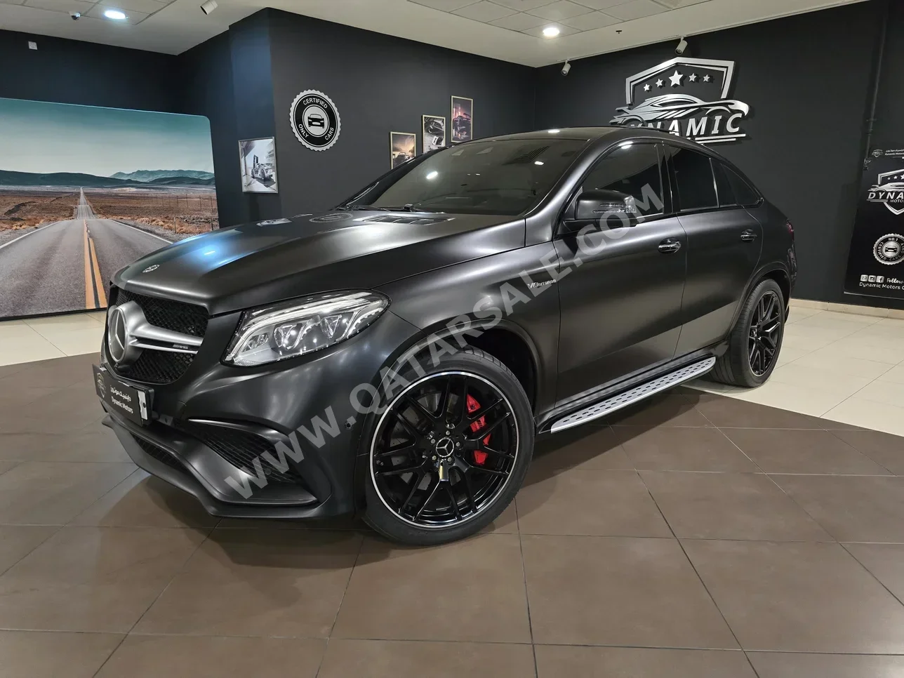 Mercedes-Benz  GLE  63S AMG  2018  Automatic  104,000 Km  8 Cylinder  Four Wheel Drive (4WD)  SUV  Black