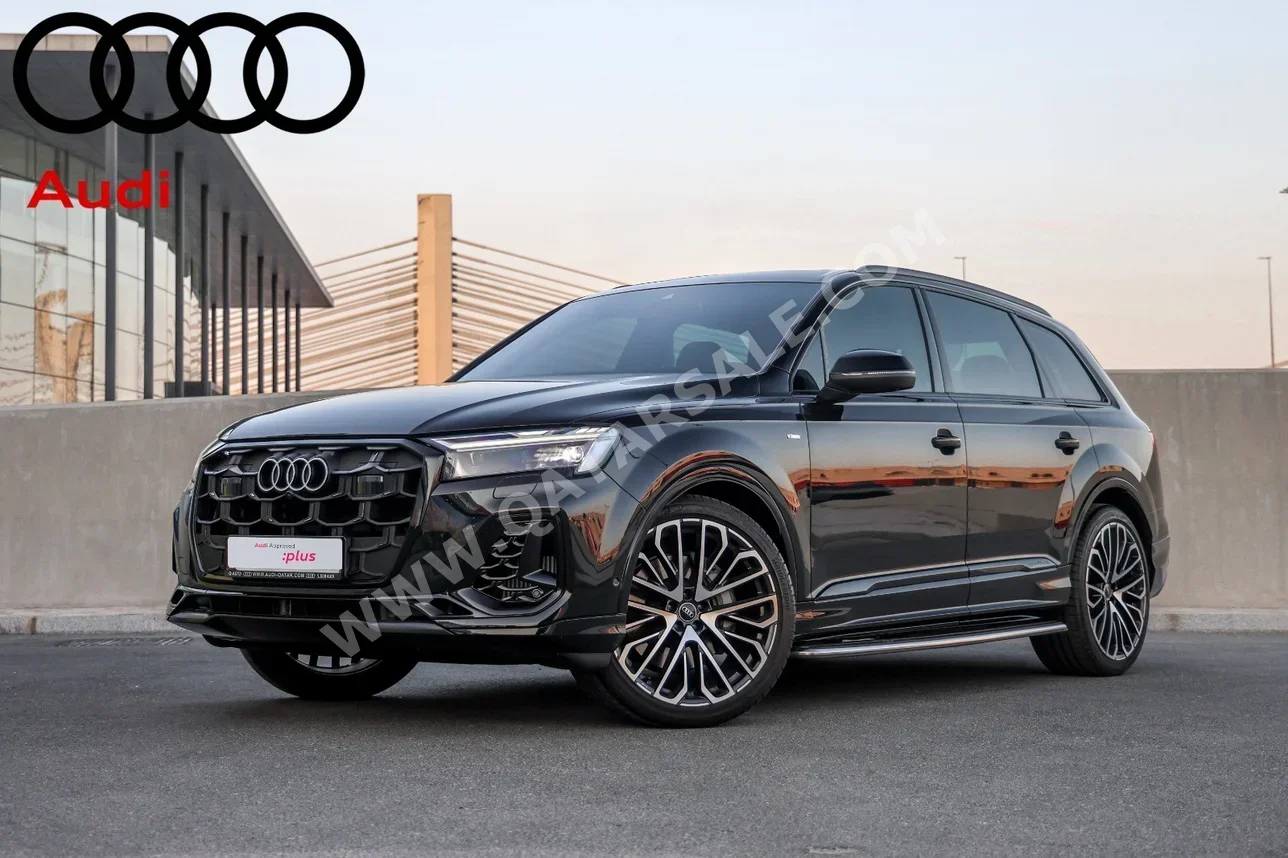 Audi  Q7  S-Line  2025  Automatic  400 Km  6 Cylinder  All Wheel Drive (AWD)  SUV  Black  With Warranty