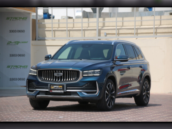 Geely  monjaro  Luxury  2023  Automatic  16,000 Km  4 Cylinder  Four Wheel Drive (4WD)  SUV  Blue  With Warranty