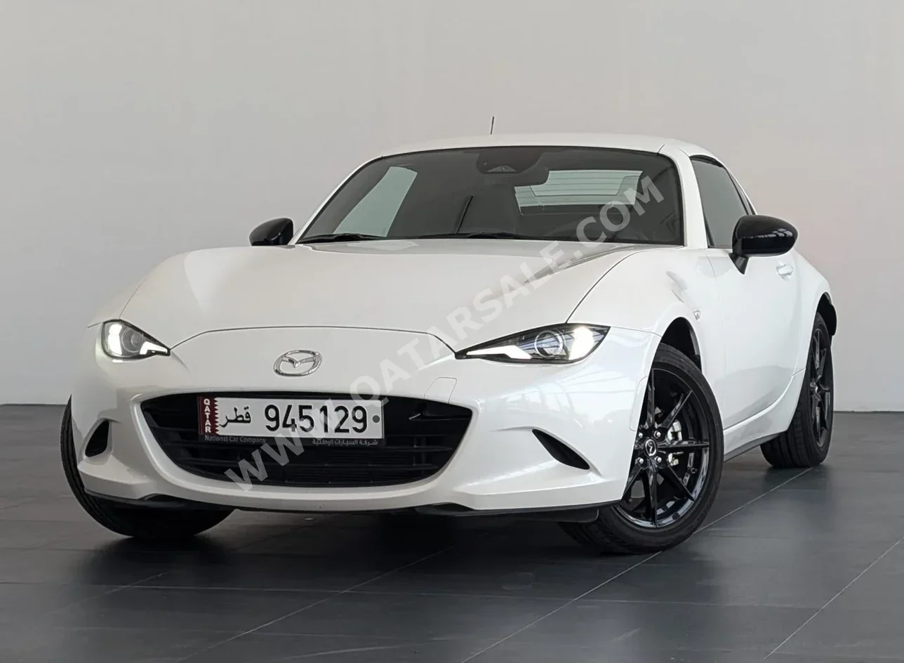 Mazda  MX-5  2024  Automatic  12,545 Km  4 Cylinder  Rear Wheel Drive (RWD)  Convertible  White  With Warranty