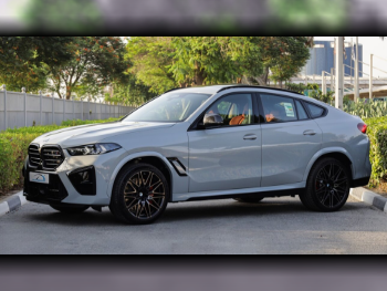 BMW  X-Series  X6 M Competition  2025  Automatic  12 Km  8 Cylinder  All Wheel Drive (AWD)  Coupe / Sport  Gray  With Warranty