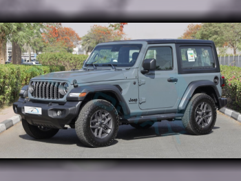 Jeep  Wrangler  Sport Plus  2025  Automatic  10 Km  4 Cylinder  Four Wheel Drive (4WD)  SUV  Gray  With Warranty