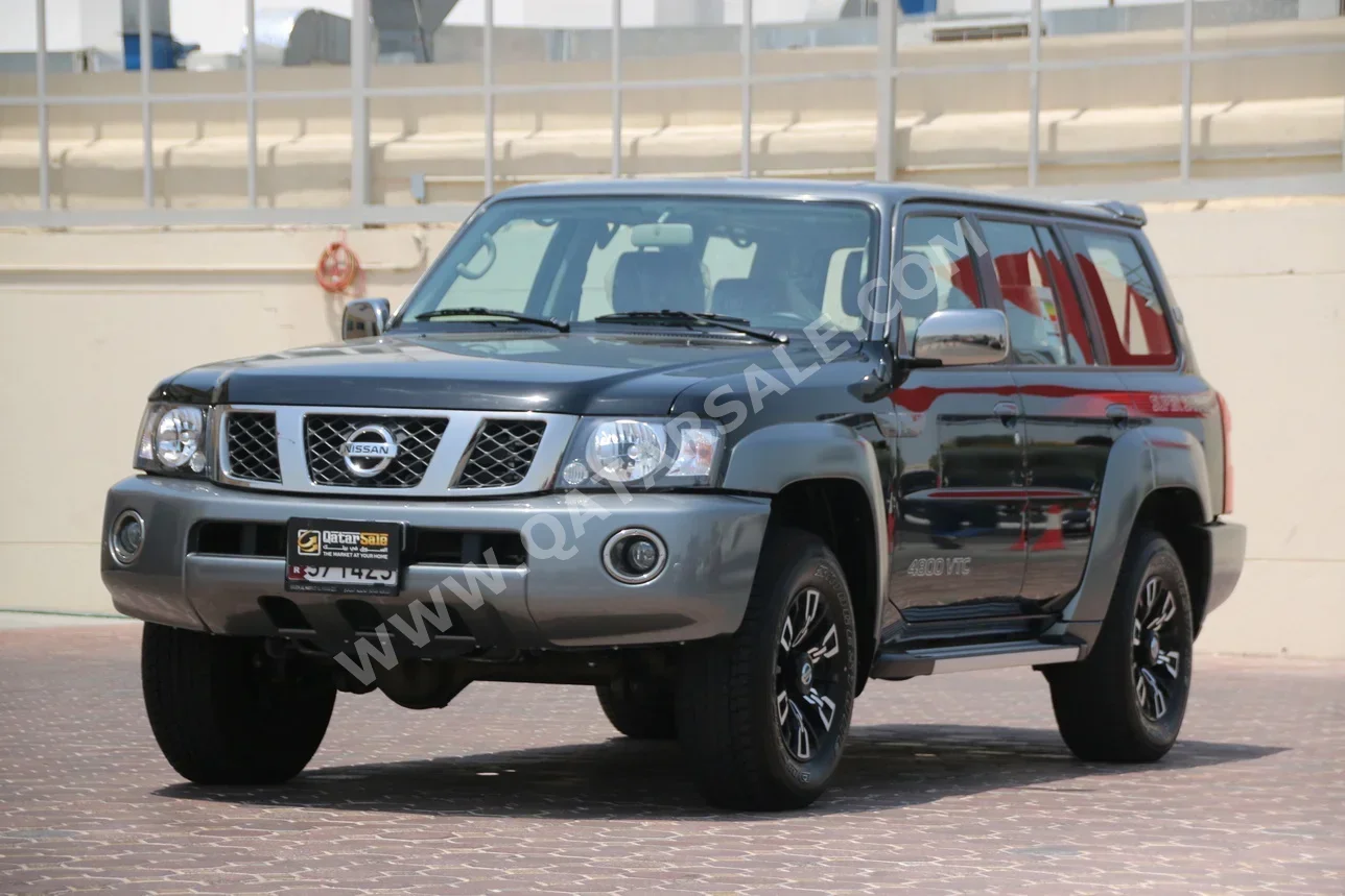 Nissan  Patrol  Super Safari  2024  Automatic  13,000 Km  6 Cylinder  Four Wheel Drive (4WD)  SUV  Black  With Warranty