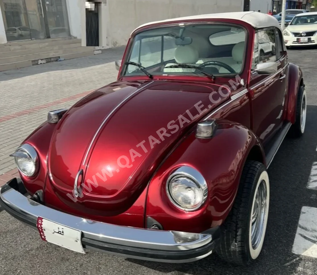 Volkswagen  Beetle  1978  Manual  92,000 Km  4 Cylinder  Rear Wheel Drive (RWD)  Convertible  Red