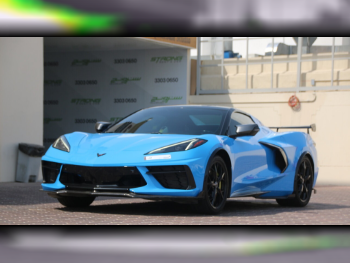 شفروليه  كورفيت  سي 8 ال تي 3  2021  اوتوماتيك  13,000 كم  8 سلندر  دفع خلفي  كشف  ازرق