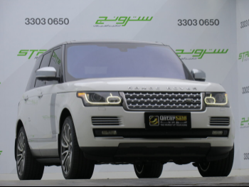 Land Rover  Range Rover  Vogue  Autobiography  2016  Automatic  173,000 Km  8 Cylinder  Four Wheel Drive (4WD)  SUV  White