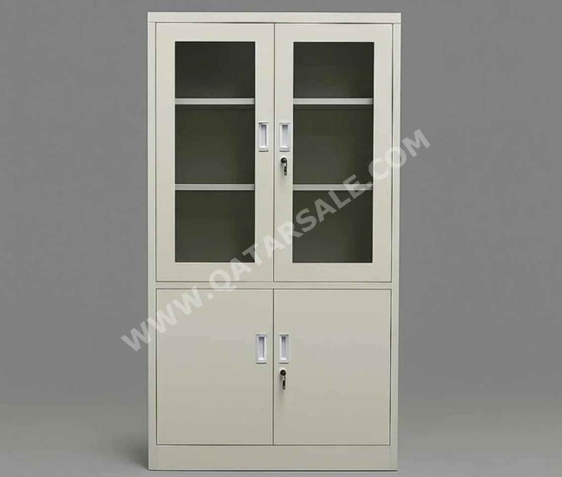 Bookcases & Shelving Units Shelving Unit with Doors - Gray