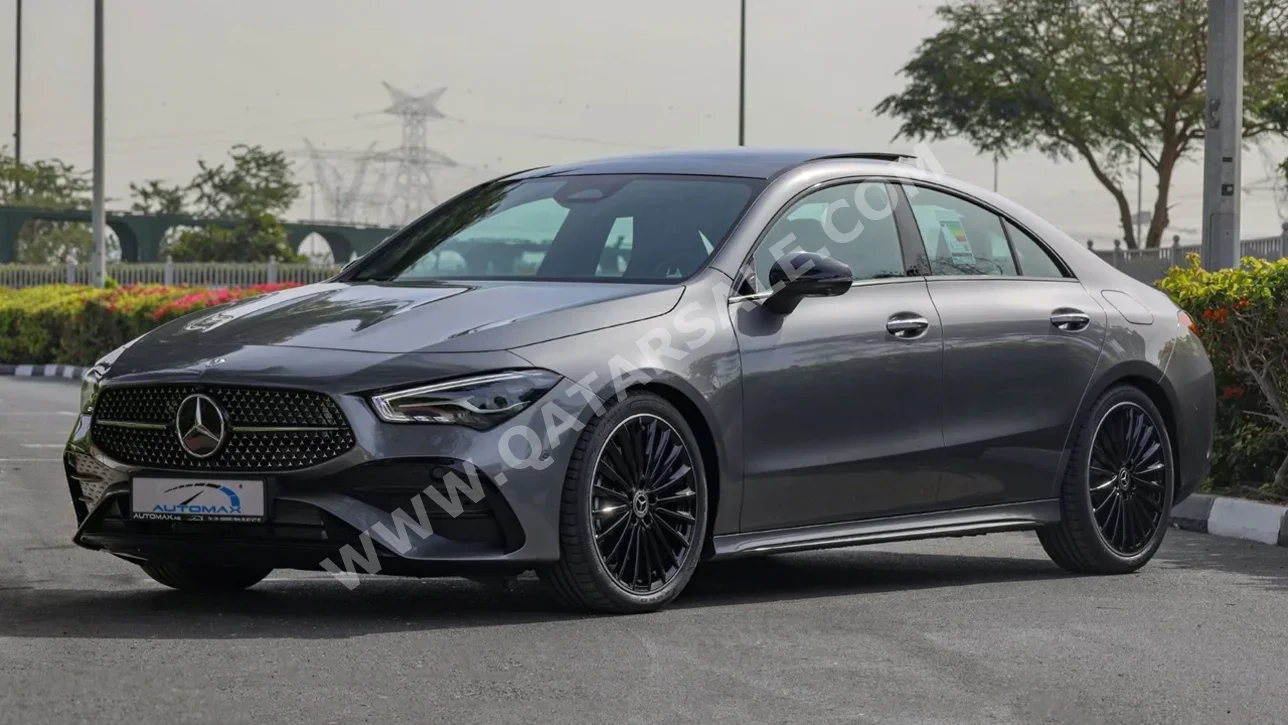 Mercedes-Benz  CLA  200  2025  Automatic  20 Km  4 Cylinder  Front Wheel Drive (FWD)  Sedan  Gray  With Warranty
