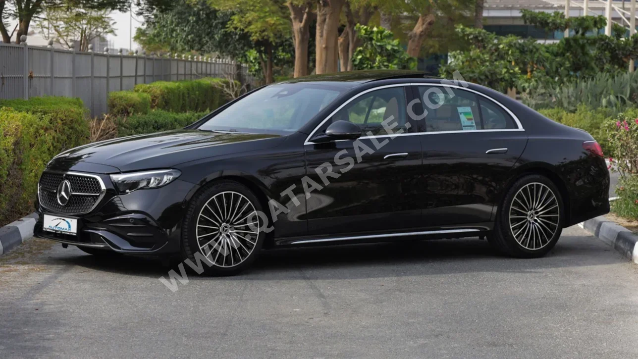 Mercedes-Benz  E-Class  200 AMG  2025  Automatic  8 Km  4 Cylinder  Rear Wheel Drive (RWD)  Sedan  Black  With Warranty