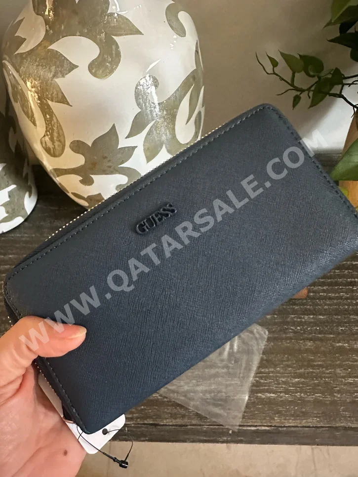 Wallets  - Guess  - Black  - Genuine Leather  - For Men
