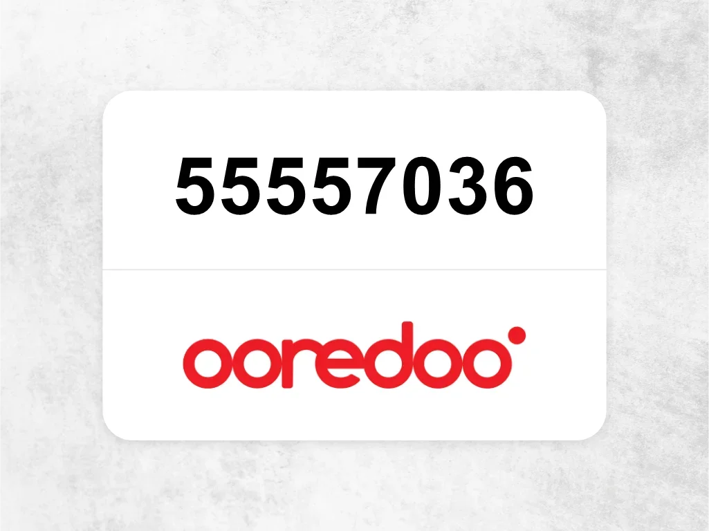Ooredoo Mobile Phone  55557036