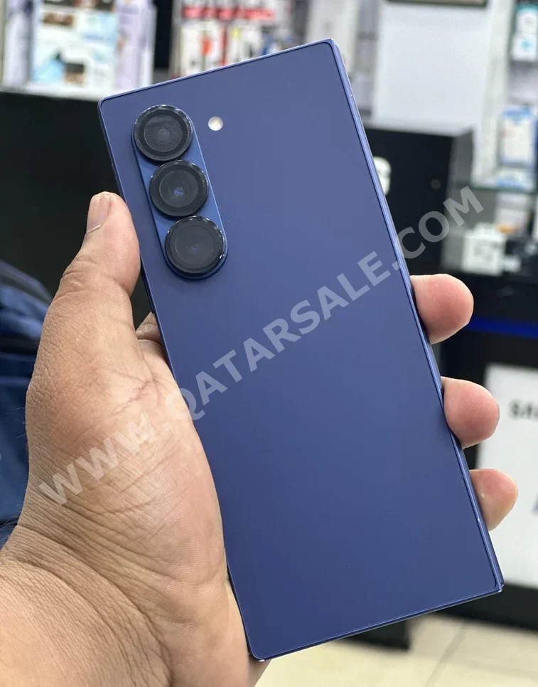 Mobile Phones Samsung  - Galaxy Z  - Fold 6  - Blue  - 256 GB