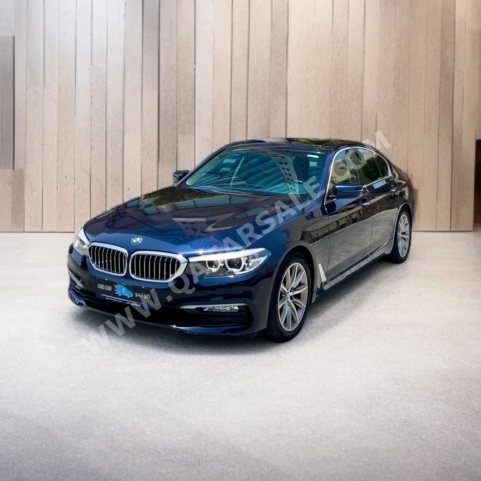 BMW  5-Series  520i  2018  Automatic  54,200 Km  4 Cylinder  Rear Wheel Drive (RWD)  Sedan  Blue