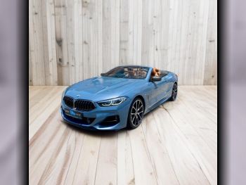 BMW  8-Series  850i  2019  Automatic  52,000 Km  8 Cylinder  All Wheel Drive (AWD)  Convertible  Blue  With Warranty