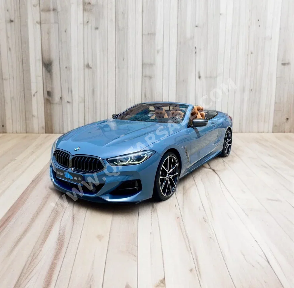 BMW  8-Series  850i  2019  Automatic  52,000 Km  8 Cylinder  All Wheel Drive (AWD)  Convertible  Blue  With Warranty