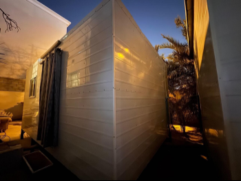 Porta Cabin With WC /  Wood Flooring  Water Resistant  4 m2  3 m2  3 m2