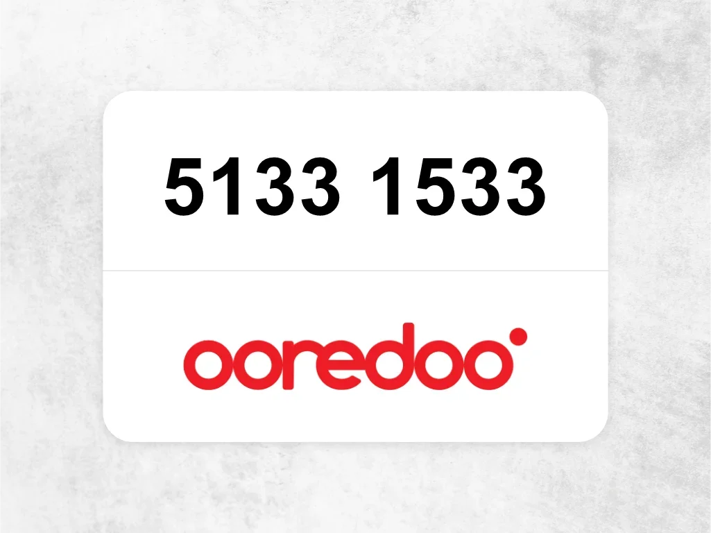 Ooredoo Mobile Phone  5133 1533