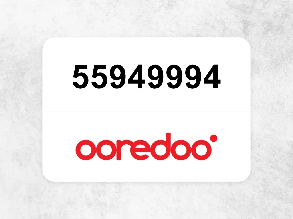 Ooredoo Mobile Phone  55949994