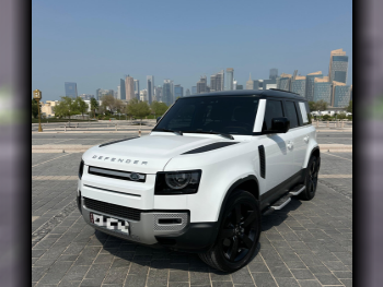 Land Rover  Defender  110  2023  Automatic  59,000 Km  6 Cylinder  Four Wheel Drive (4WD)  SUV  White  With Warranty
