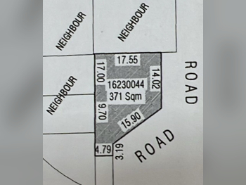 Lands For Sale in Doha - Al Ghanim -Area Size 371 Square Meter