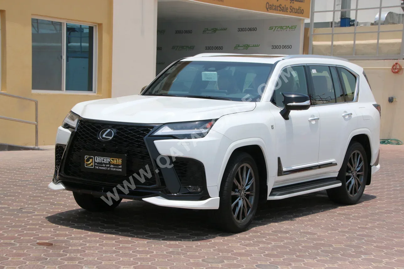 Lexus  LX  600 F Sport  2025  Automatic  14,000 Km  6 Cylinder  Four Wheel Drive (4WD)  SUV  White  With Warranty