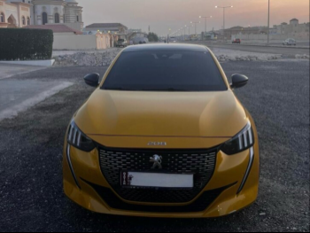 Peugeot  208  GT Line  2023  Automatic  46,000 Km  3 Cylinder  Front Wheel Drive (FWD)  Hatchback  Yellow