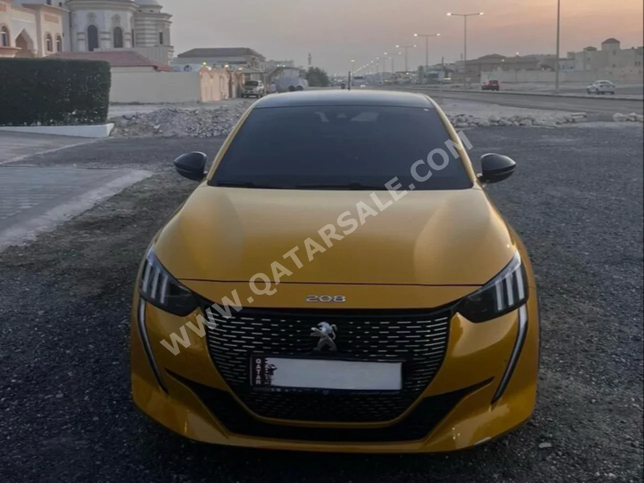 Peugeot  208  GT Line  2023  Automatic  46,000 Km  3 Cylinder  Front Wheel Drive (FWD)  Hatchback  Yellow
