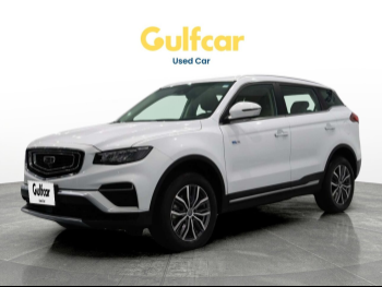 Geely  Azkarra  2022  Automatic  49,220 Km  3 Cylinder  All Wheel Drive (AWD)  SUV  White  With Warranty
