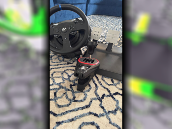 Console Accessories Steering Wheel with Shifter  - Black