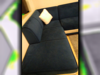 Sofas, Couches & Chairs Corner Sofas  - Velvet  - Blue