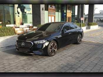 Mercedes-Benz  E-Class  200  2025  Automatic  2,300 Km  4 Cylinder  Rear Wheel Drive (RWD)  Sedan  Black  With Warranty