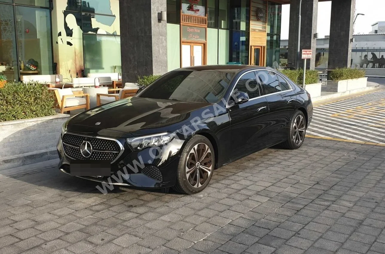 Mercedes-Benz  E-Class  200  2025  Automatic  2,300 Km  4 Cylinder  Rear Wheel Drive (RWD)  Sedan  Black  With Warranty